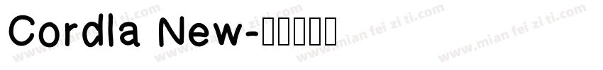 Cordla New字体转换